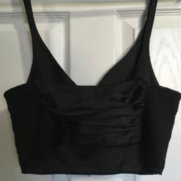 BNWT Zara black cami MEDIUM - Picture 3 of 3